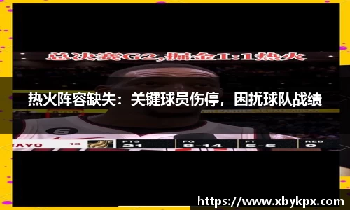 热火阵容缺失：关键球员伤停，困扰球队战绩