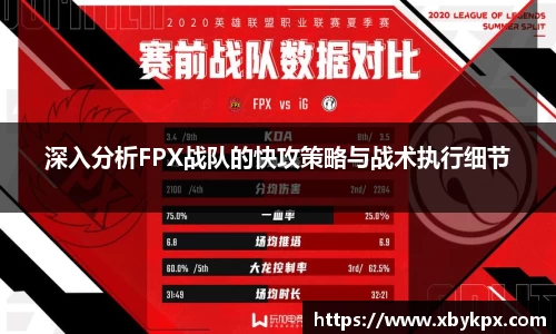 深入分析FPX战队的快攻策略与战术执行细节